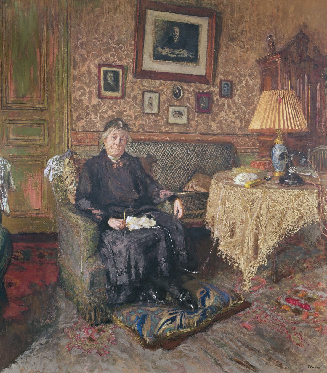Madam Adrien Benard (1853-1935) 1928-29 by Edouard Vuillard