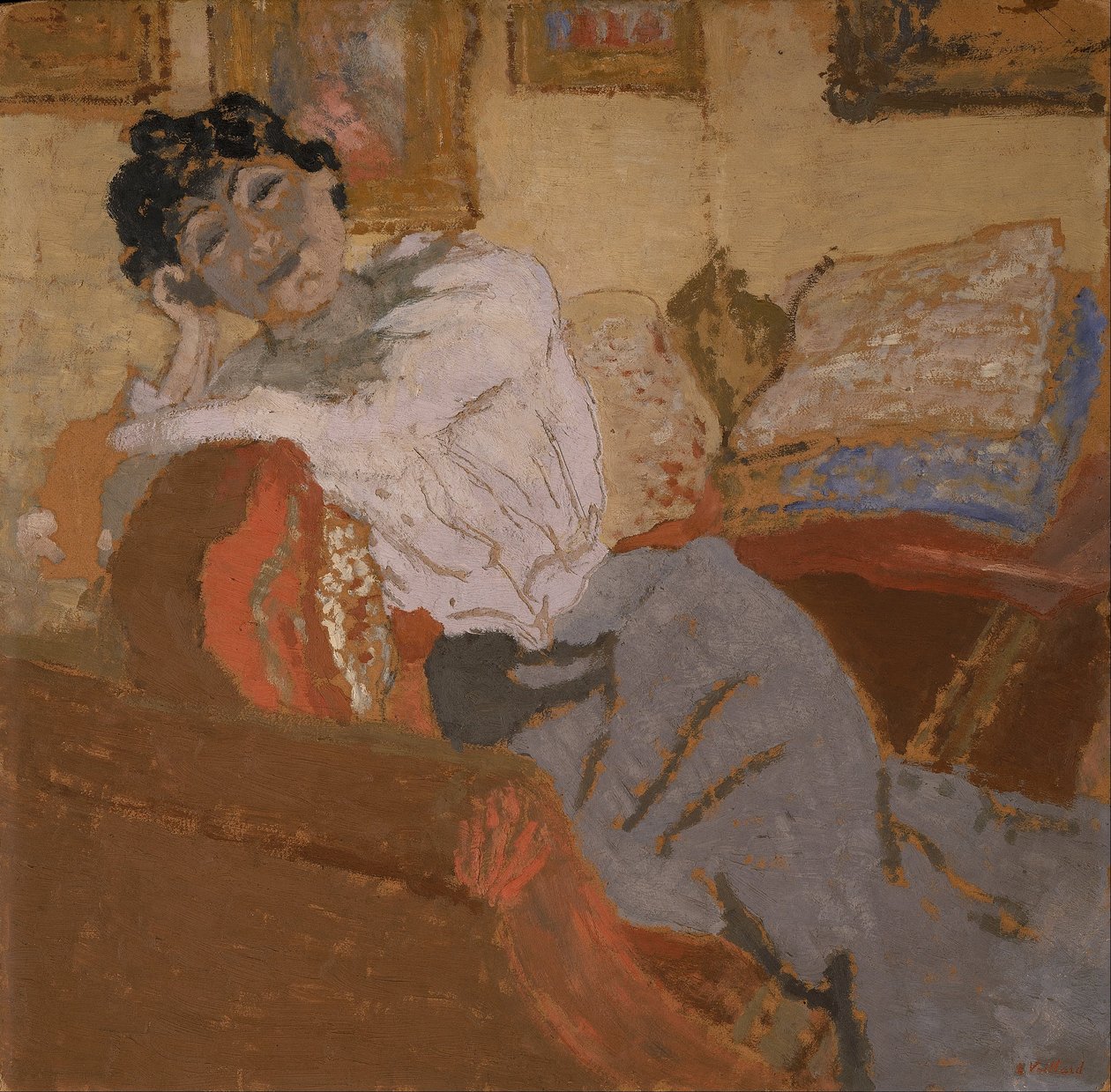 Kanepede Madam Hessel by Edouard Vuillard