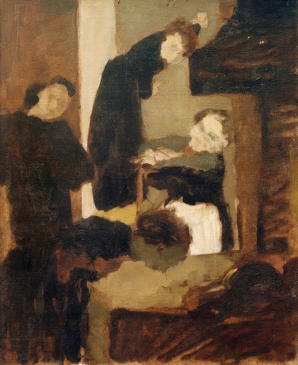 Madam Vuillard ve çalışanları by Edouard Vuillard