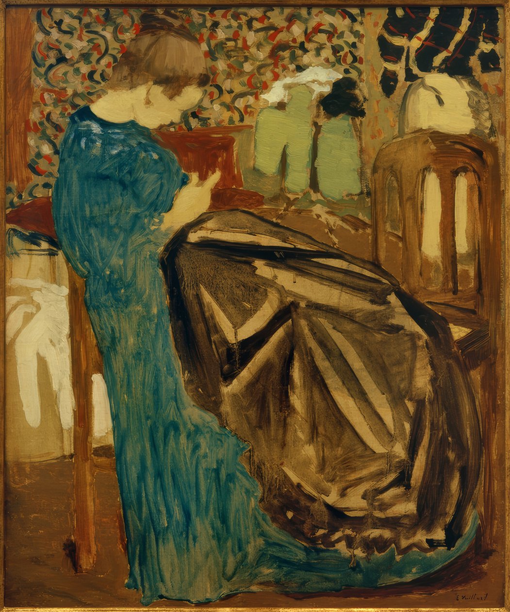 Büyük kumaşlı terzi by Edouard Vuillard