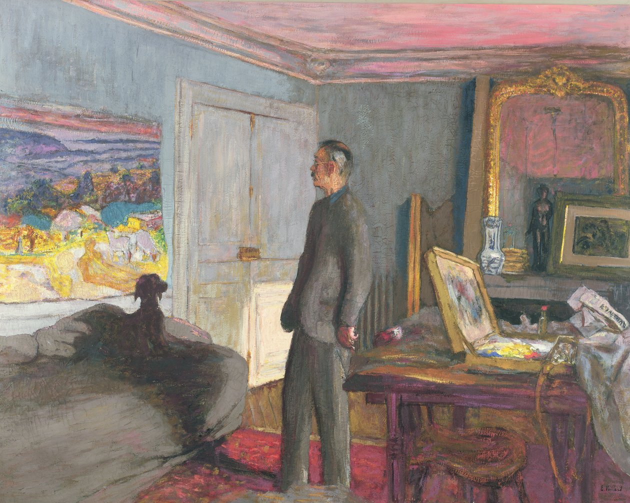 Pierre Bonnard (1867-1947) 1935  by Edouard Vuillard