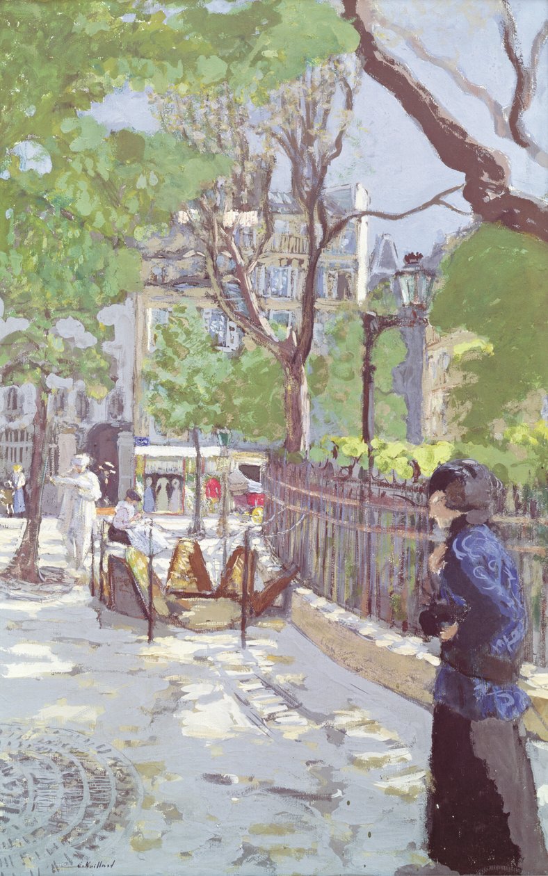 Ventimiglia Meydanı by Edouard Vuillard
