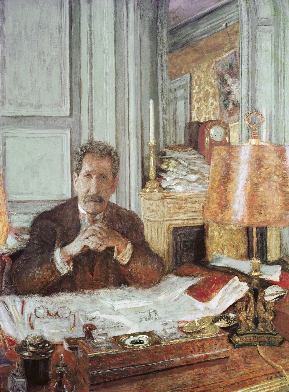Portrait of Philippe Berthelot  by Edouard Vuillard