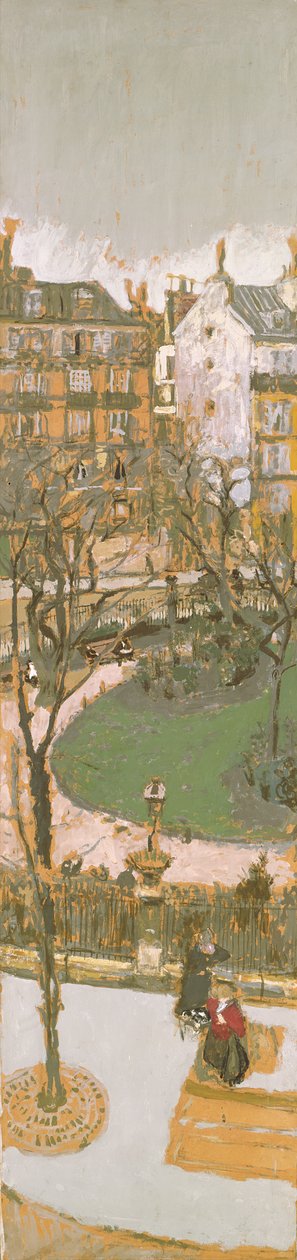 Rue de Paris, Panel 6, 6, 1908 by Edouard Vuillard