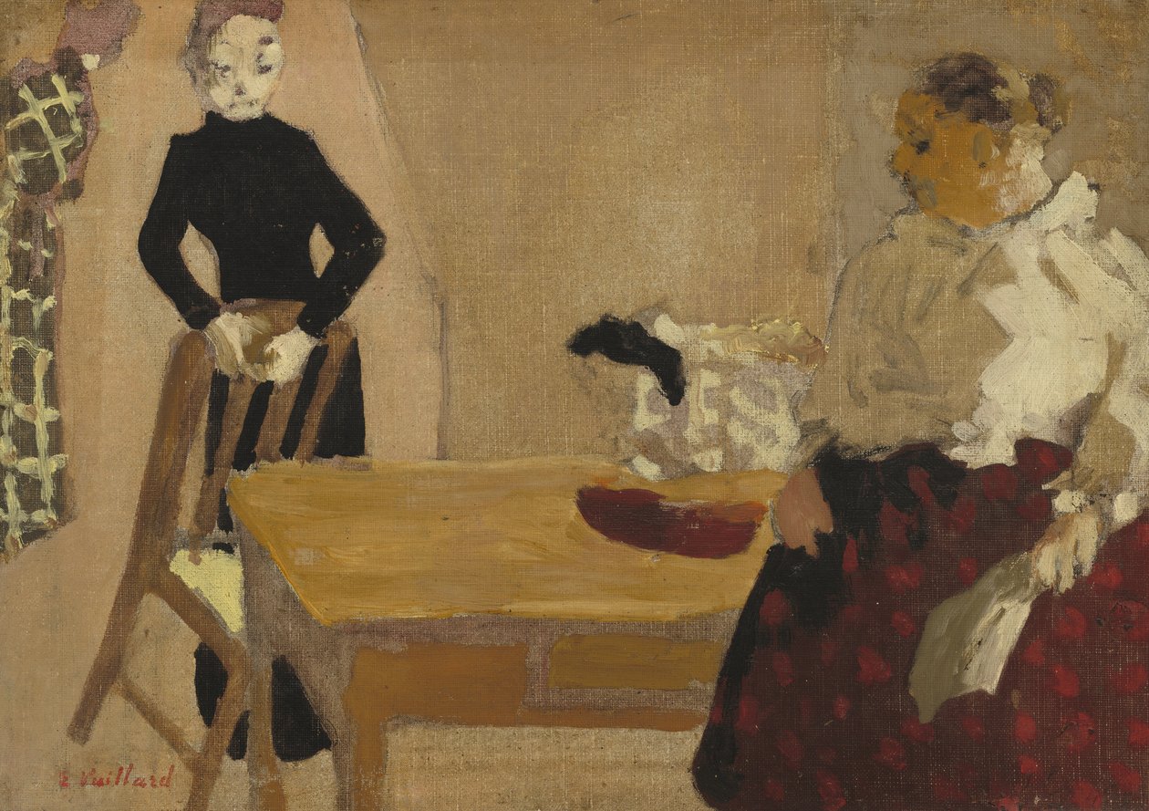 Konuşma, 1891 by Edouard Vuillard