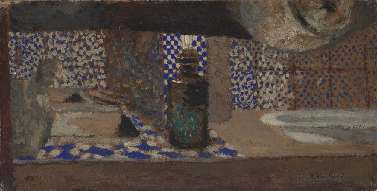 Mutfak, 1891-92 (karton üzerine yağlı boya) by Edouard Vuillard