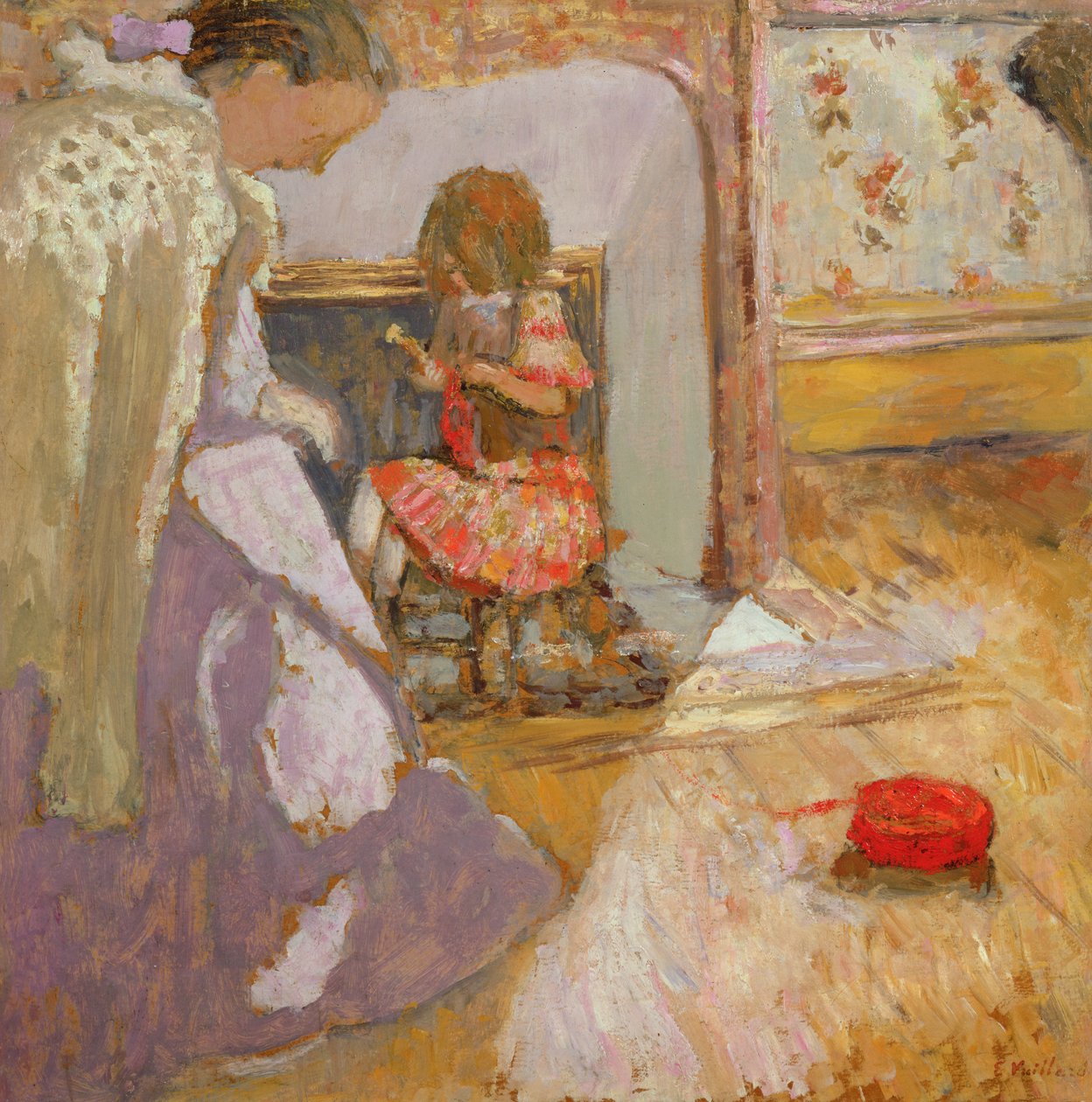 Kırmızı Yün Topu, c.1903-05 by Edouard Vuillard