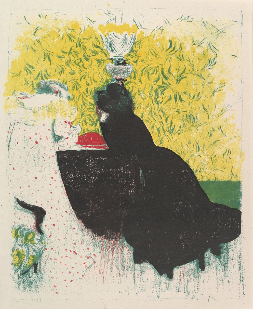 Manzaralar ve İç Mekanlar serisinden İki Üvey Kızkardeş, 1899 by Edouard Vuillard