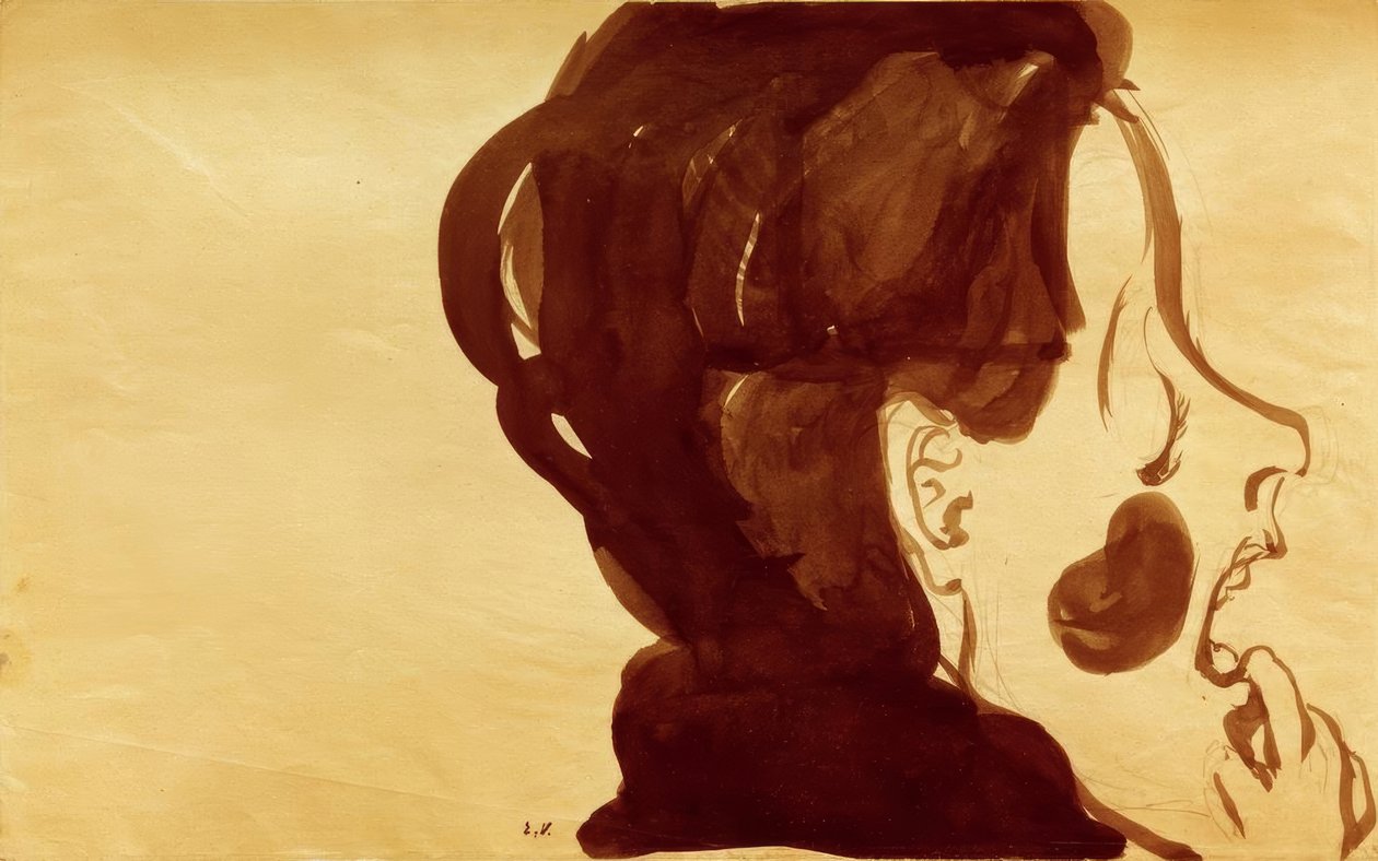 Bir aktör by Edouard Vuillard
