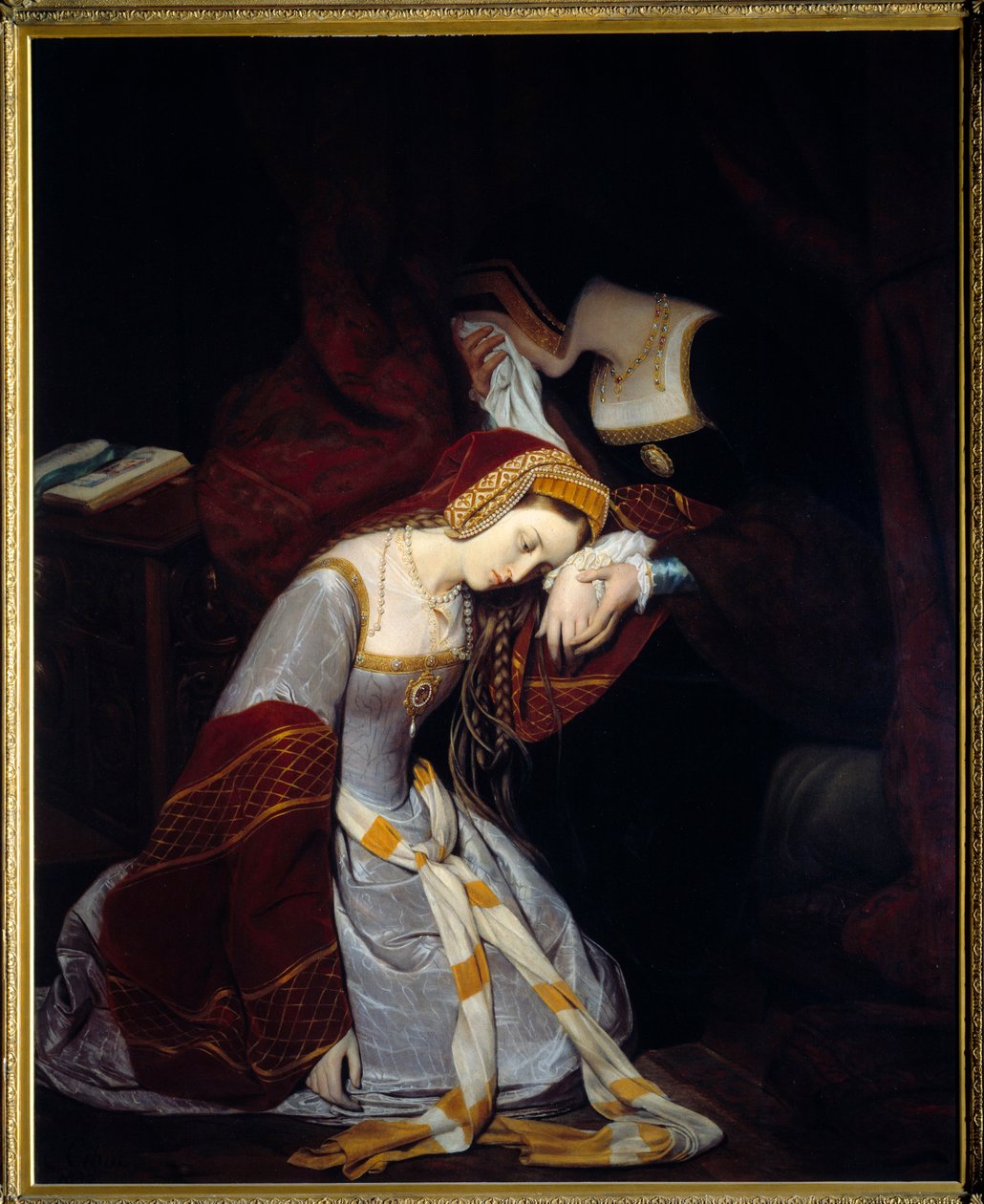 Anne Boleyn, Londra Kulesi'nde (1536) by Edouard (1799 1877) Cibot