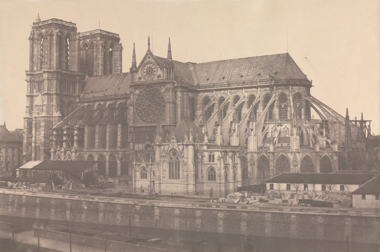 Notre Dame, Paris by Édouard Baldus