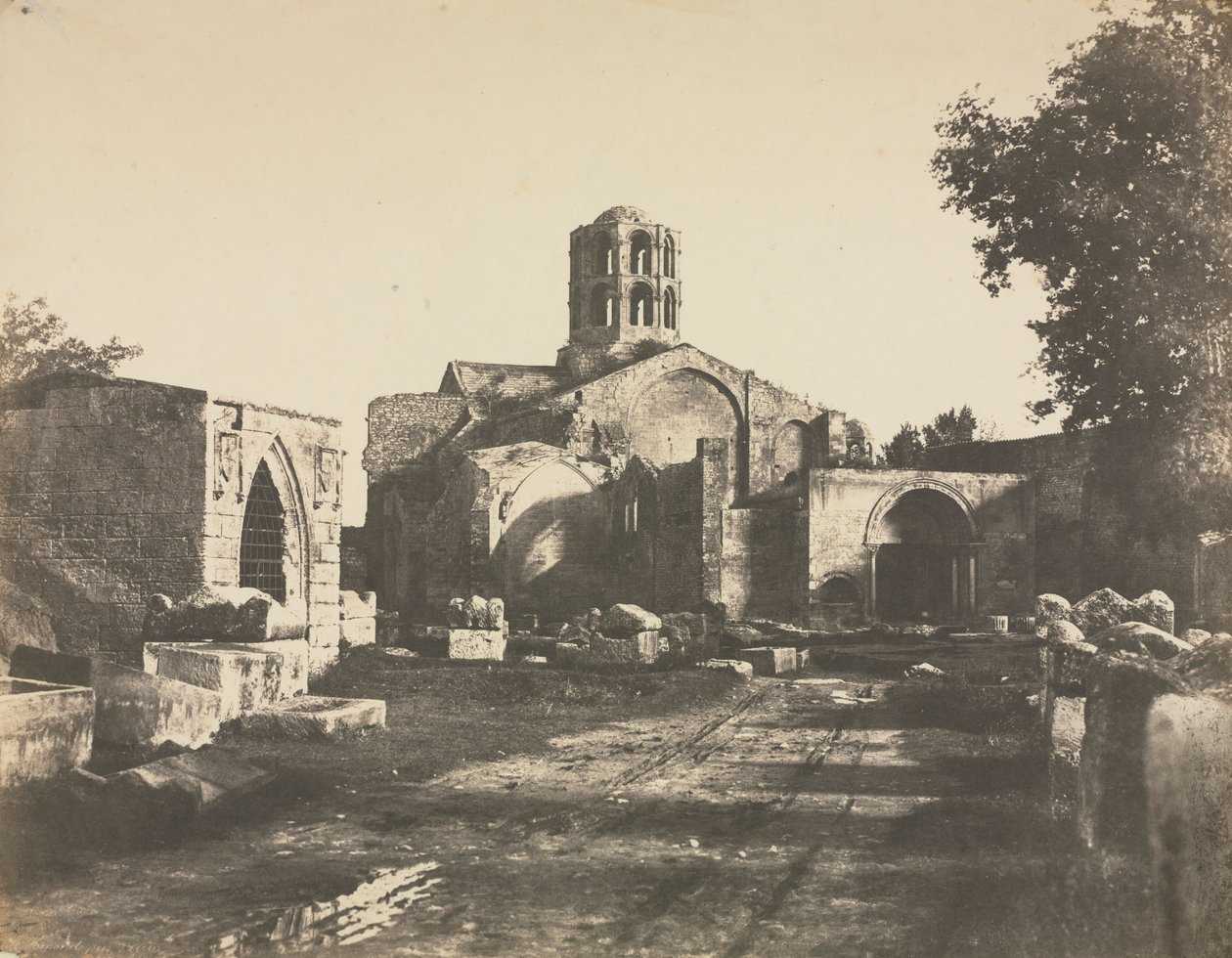 Saint-Honorat, Pres dArles, 1853. by Édouard Baldus