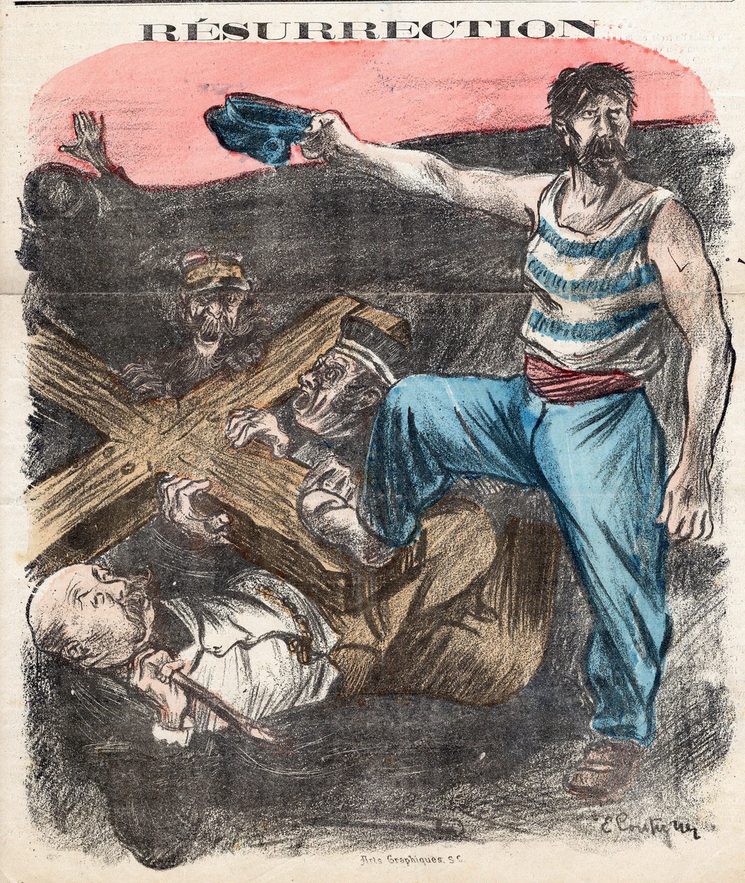 “Sosyalist Chambard”ın 71 numaralı kapağı, Renkli Hiciv by Edouard Couturier