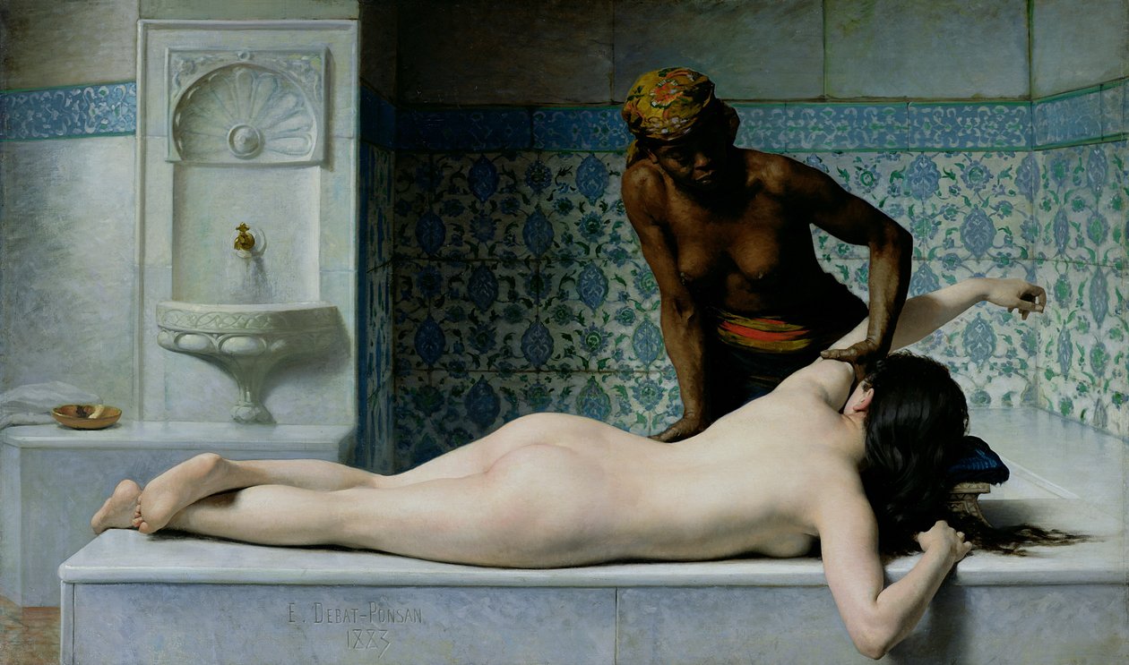 Masaj, 1883 by Edouard Debat Ponsan