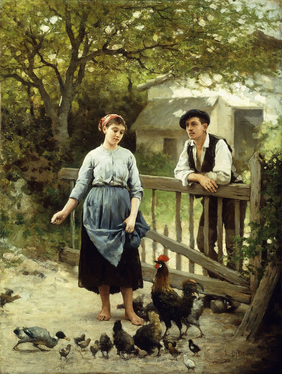 Genç Çiftçiler, by Edouard Debat Ponsan