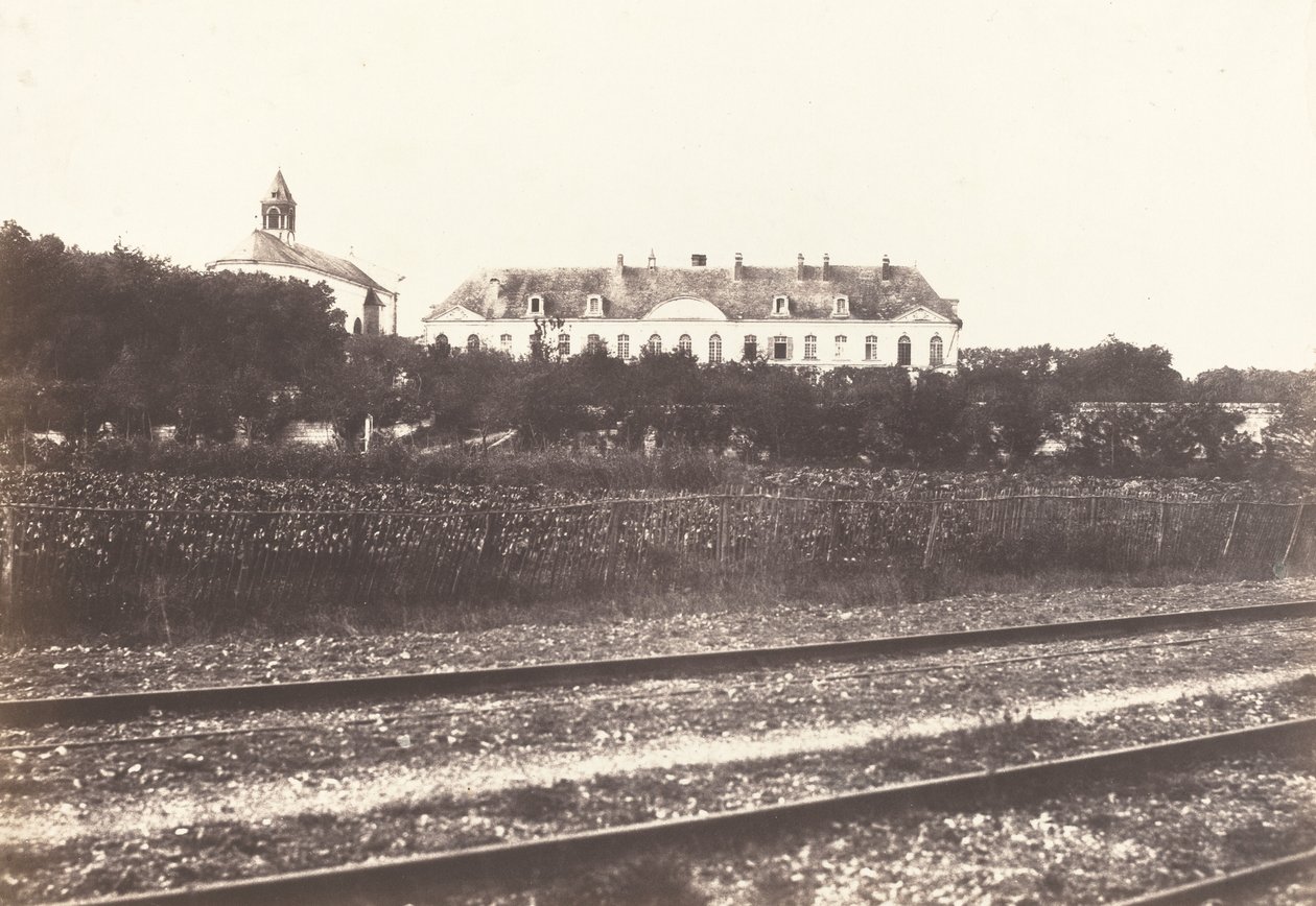 Abbeville yakınlarındaki Gard Manastırı by Edouard Denis Baldus