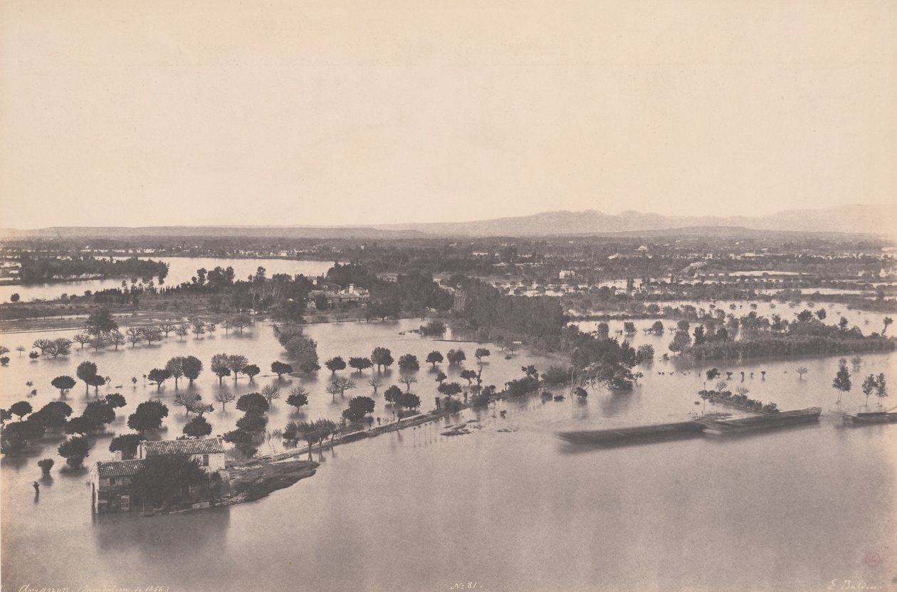 Avignon (1856 Tufanı) by Edouard Denis Baldus