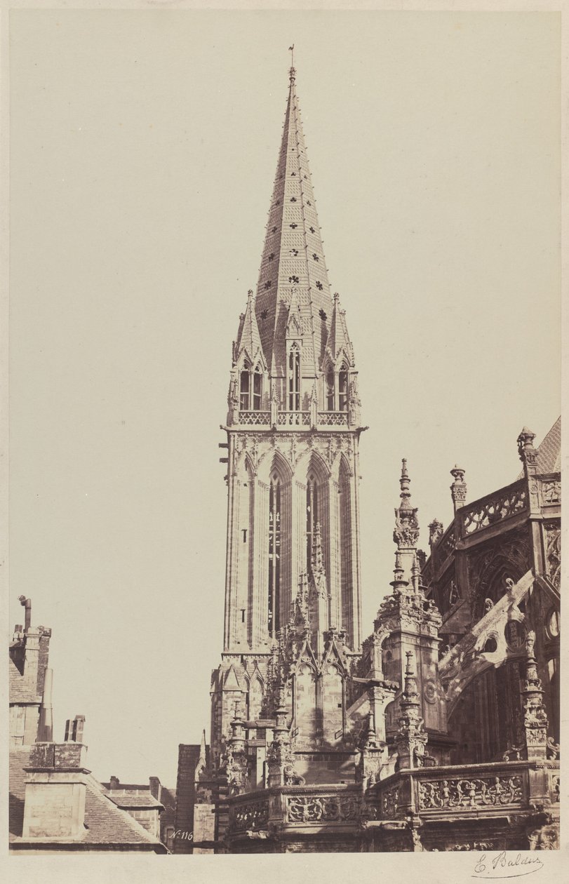 Saint-Pierre Kilisesi, Caen by Edouard Denis Baldus