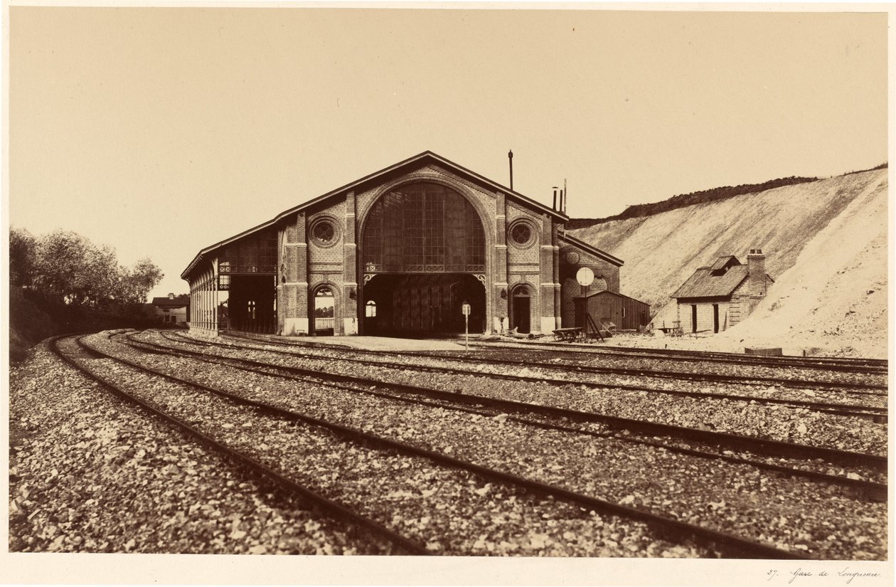 Longueau İstasyonu by Edouard Denis Baldus