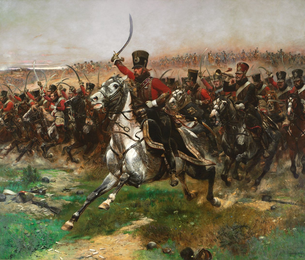 Friedland savaşında 4. Hussar