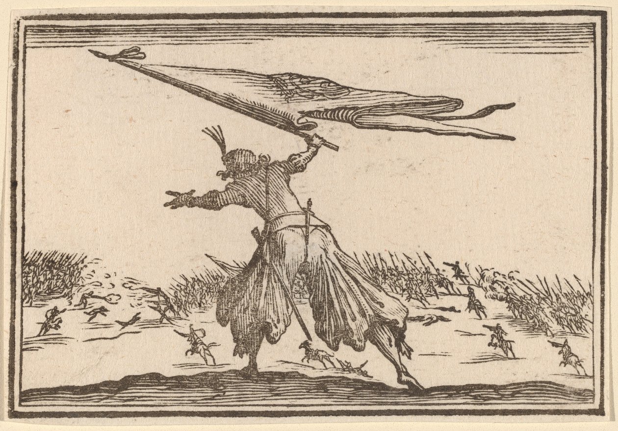 Standart Taşıyıcı by Edouard Eckman after Jacques Callot
