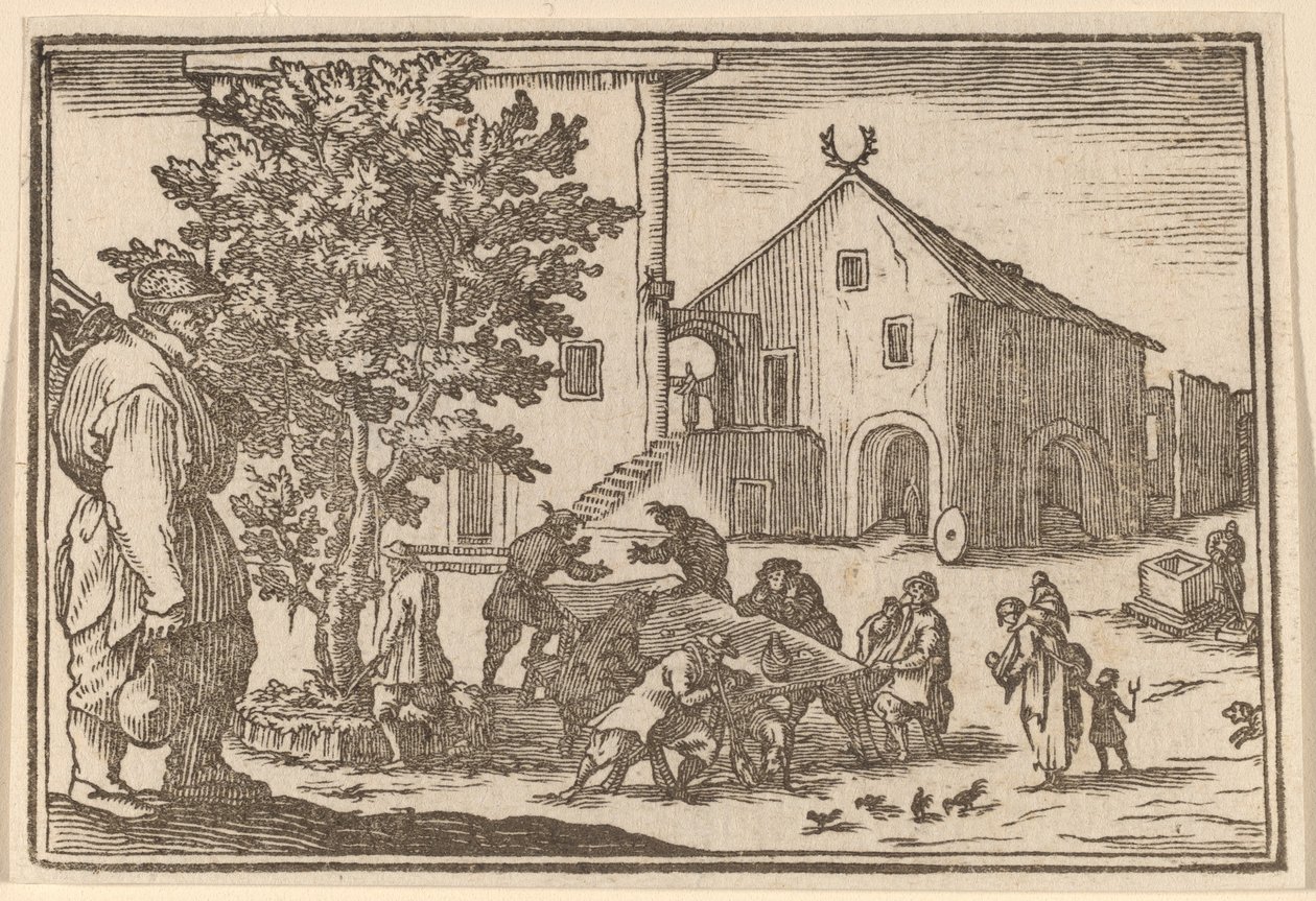 meyhane by Edouard Eckman after Jacques Callot