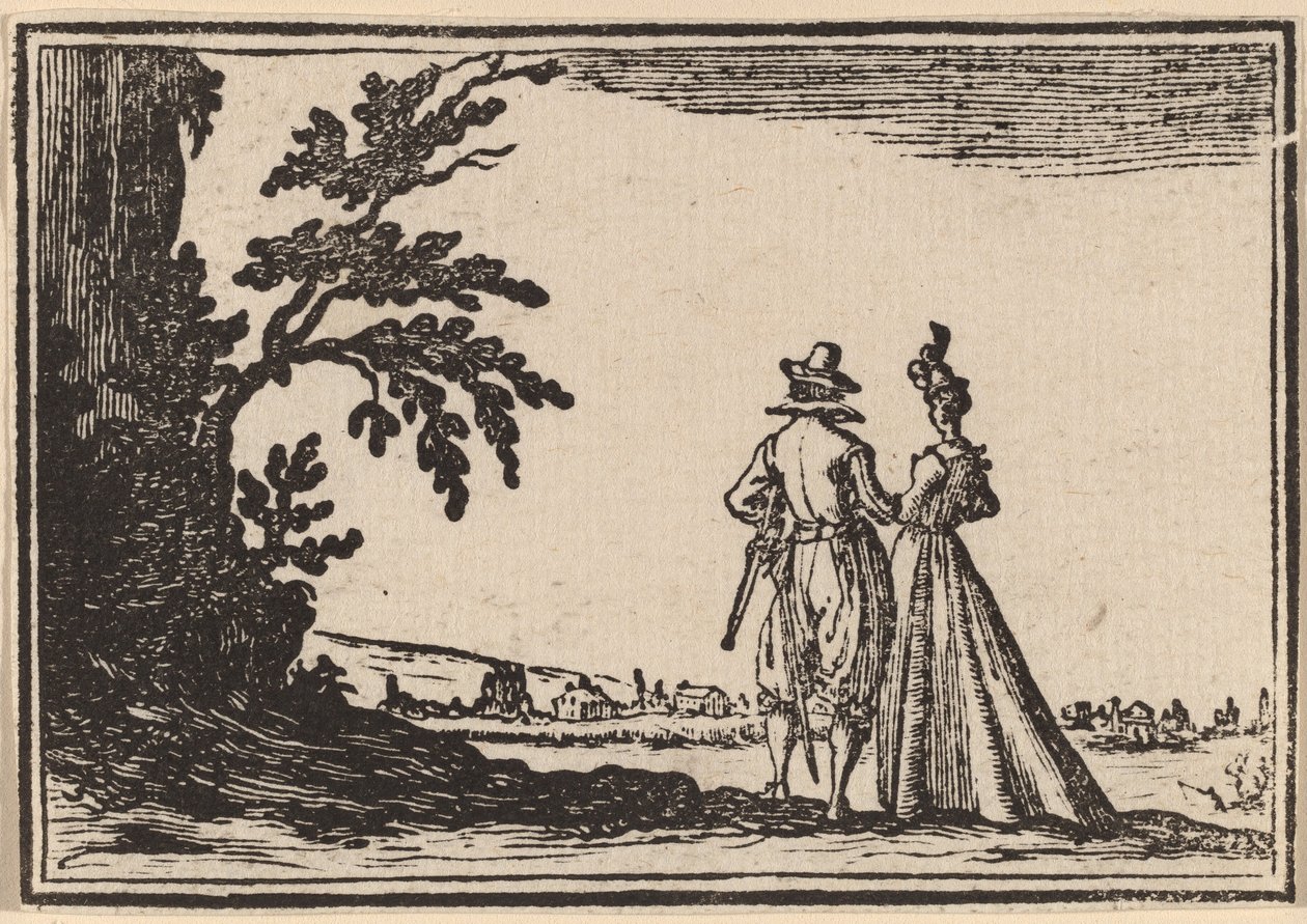 Gezinti Yolu by Edouard Eckman after Jacques Callot
