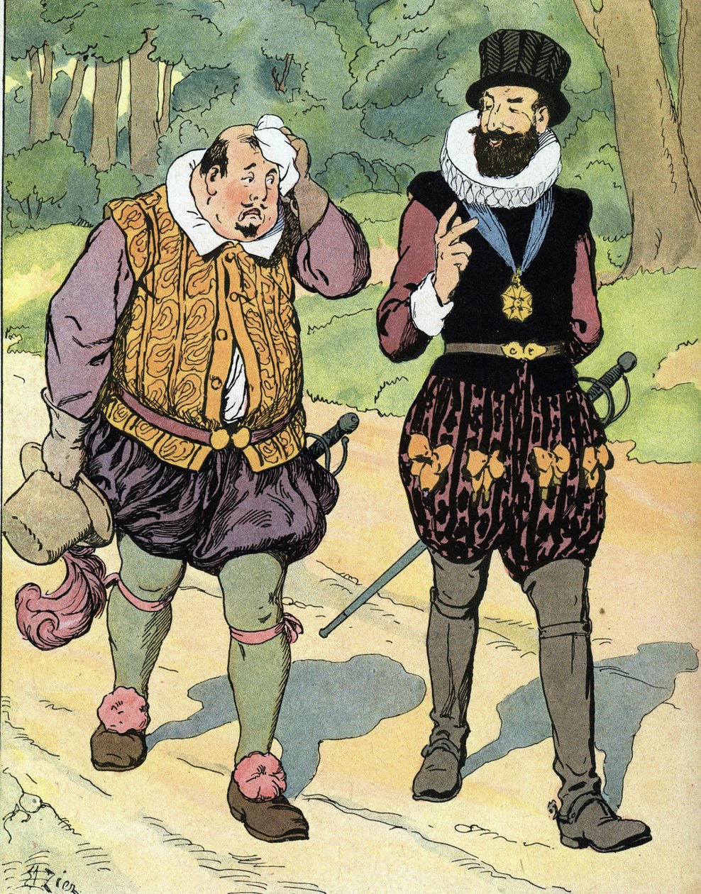 Kral IV. Henry (1553-1610) ve Mayenne Dükü II. Toplamak by Edouard Francois Zier