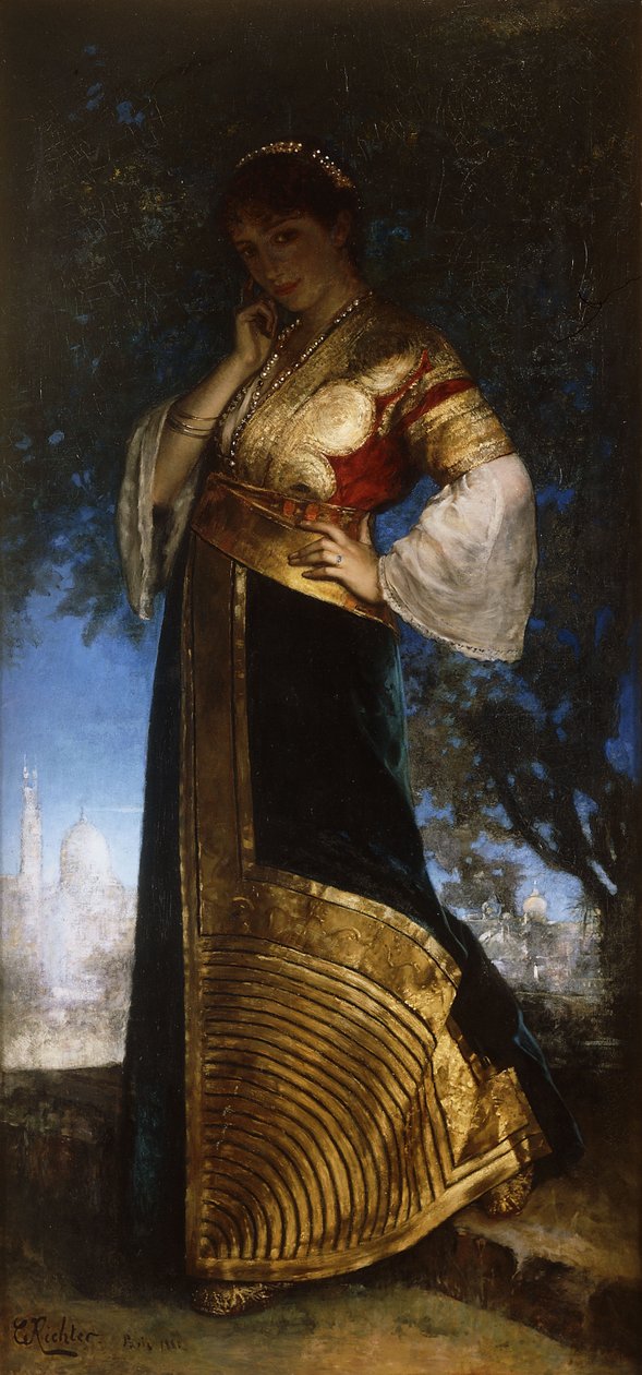 Güzel Faslı; Güzel Faslı, 1880 by Edouard Frederic Wilhelm Richter