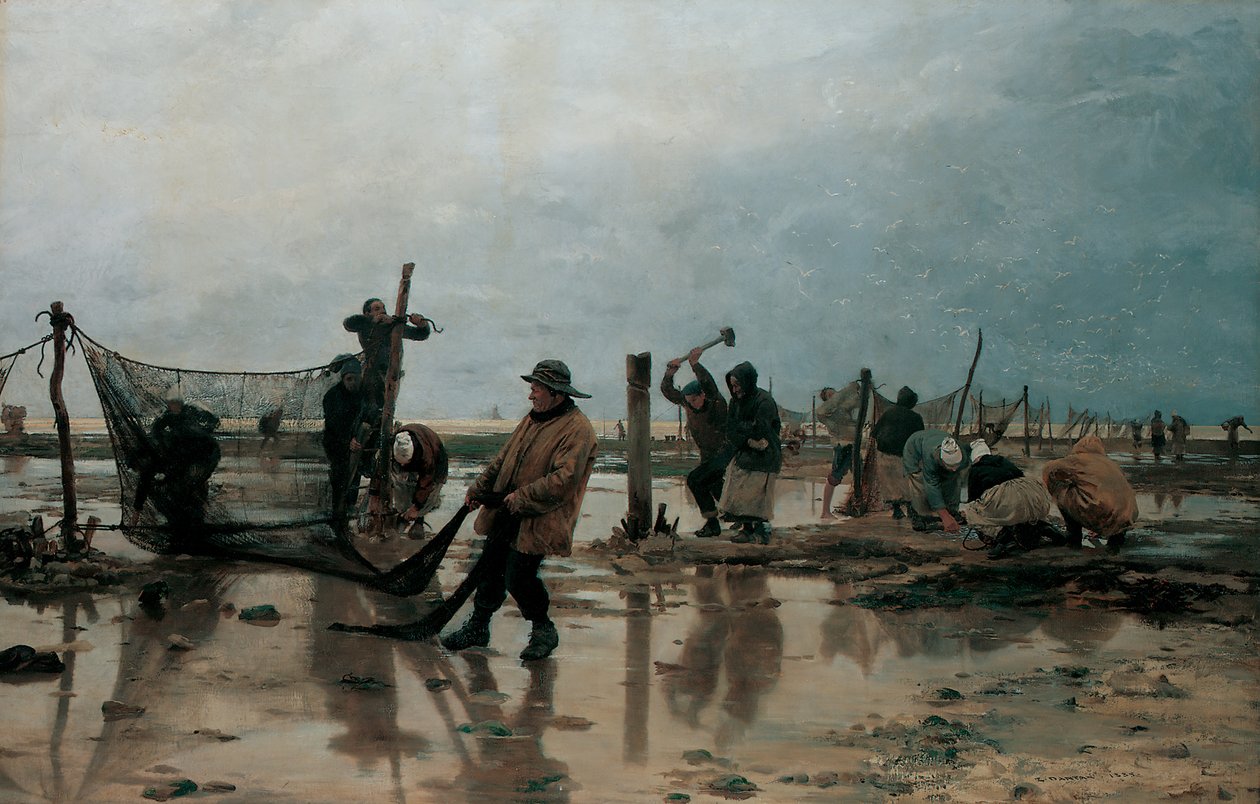 Ağların Bağlanması, 1885 by Edouard Joseph Dantan