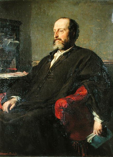 Guillaume Victor Emile Augier (1820-89) 1877 by Edouard Louis Dubufe