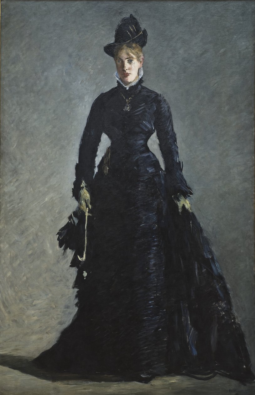 Parisli Bir Leydi (tuval üzerine yağlı boya) by Édouard Manet