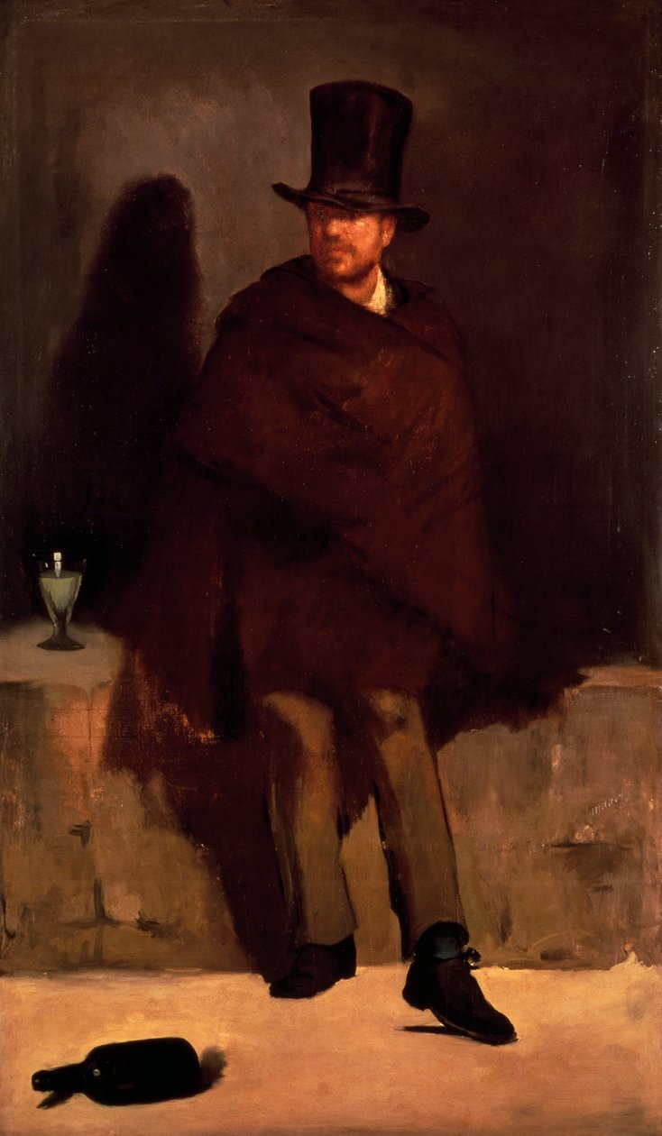 absinthe içen by Édouard Manet