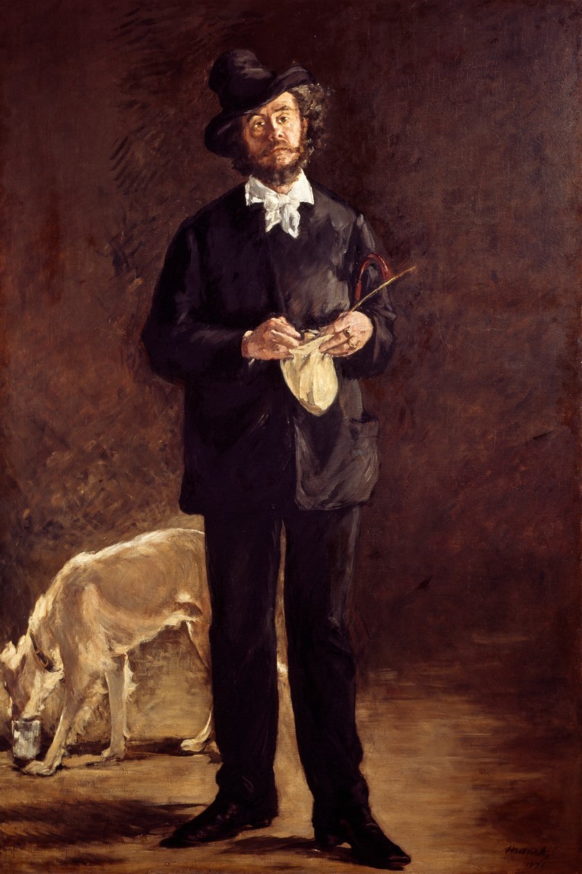Sanatçı (ressamın portresi, Marcellin Desboutin) by Édouard Manet