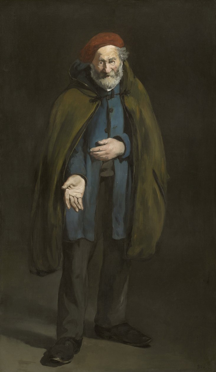 Duffel Paltolu Dilenci by Édouard Manet