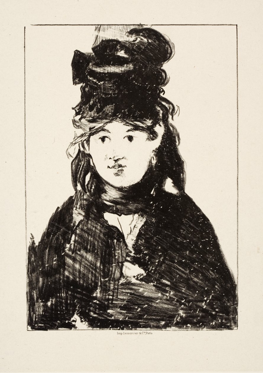 Berthe Morisot, c.1872 by Édouard Manet