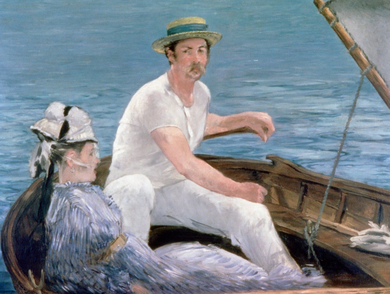 Tekne gezintisi, 1874 by Édouard Manet