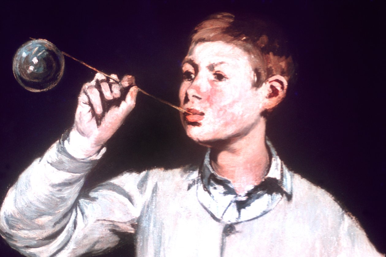 Baloncuk Üfleyen Çocuk, Detay, 1867 by Édouard Manet