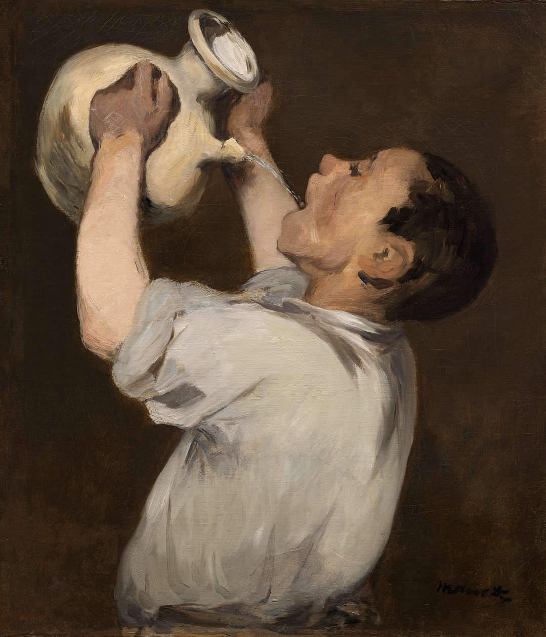 Sürahili Çocuk (La Régalade) by Édouard Manet