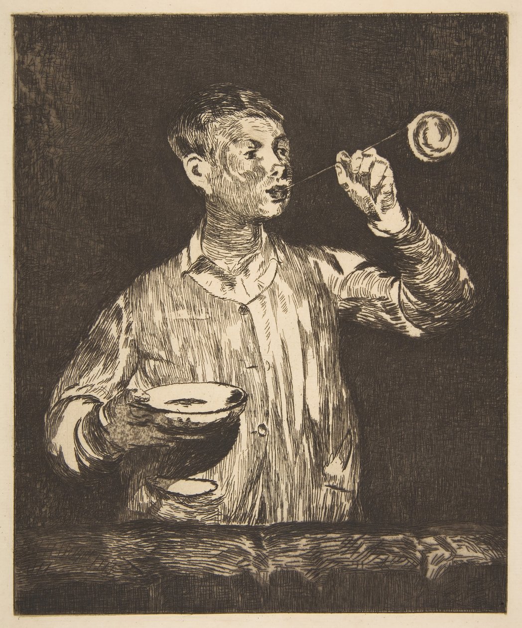 Sabun Köpüğü Olan Çocuk, 1867-69. by Édouard Manet
