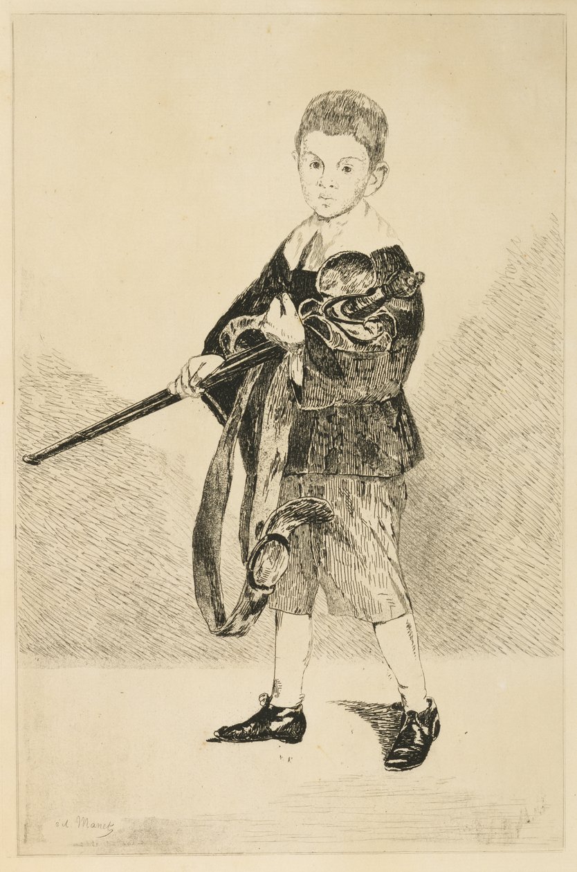 Kılıçlı Çocuk by Édouard Manet