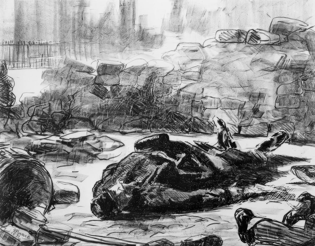 İç savaş by Édouard Manet