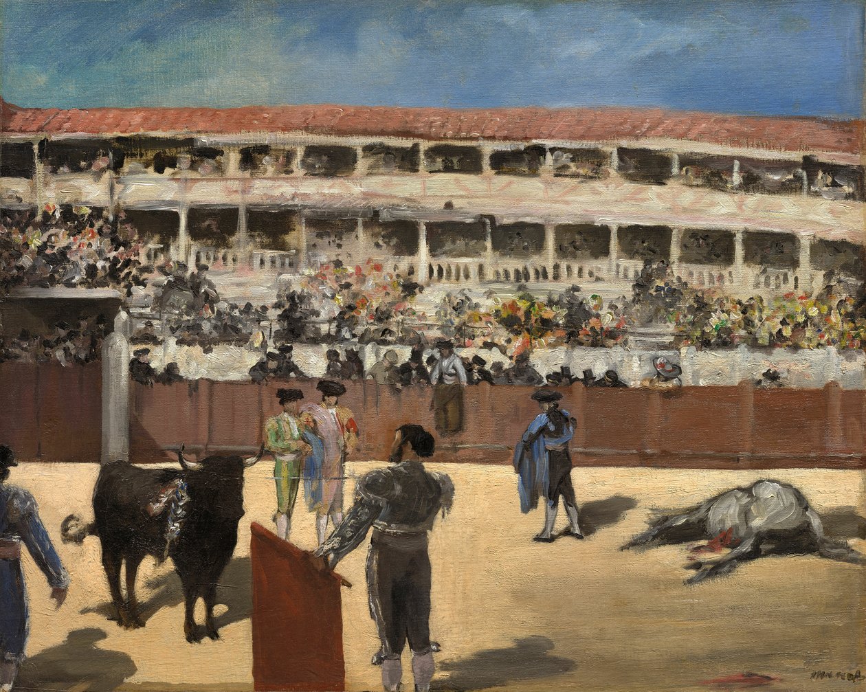 boğa güreşi by Édouard Manet