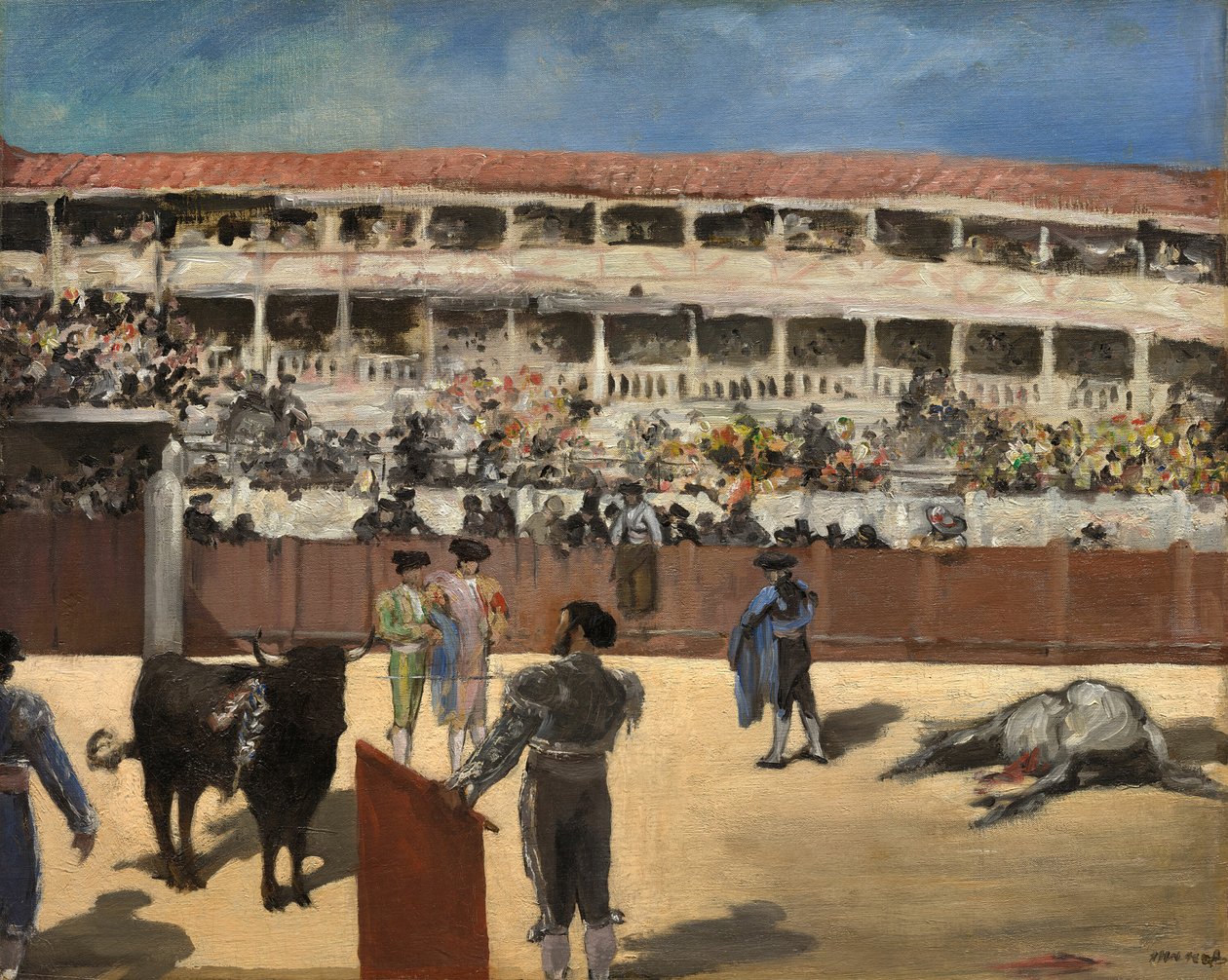 Boğa Güreşi, 186566. by Édouard Manet