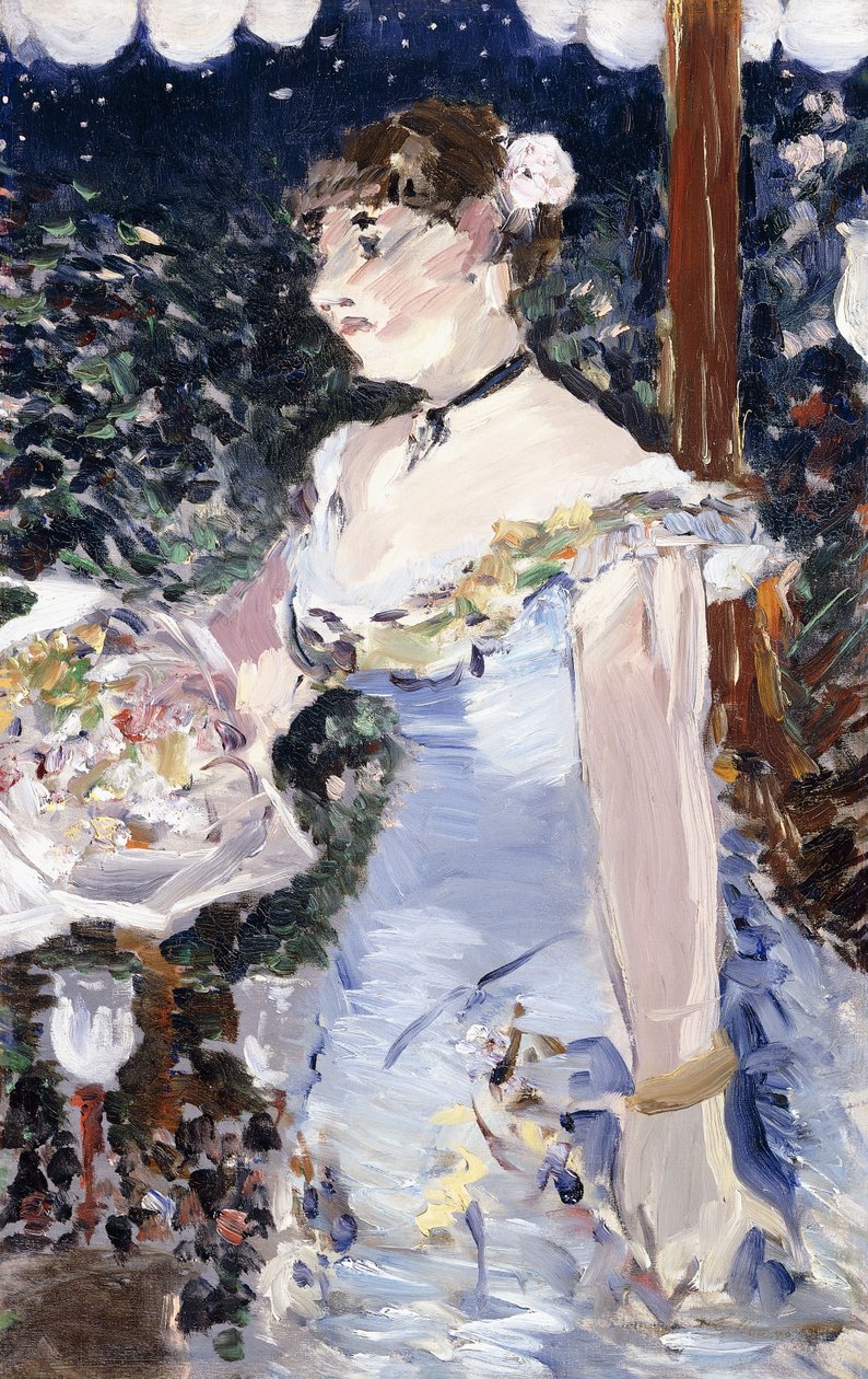 Cafe-Konser Şarkıcısı by Édouard Manet