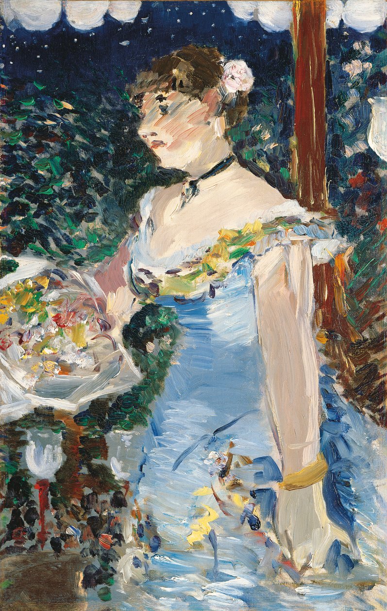 Kafe-konser şarkıcısı by Édouard Manet
