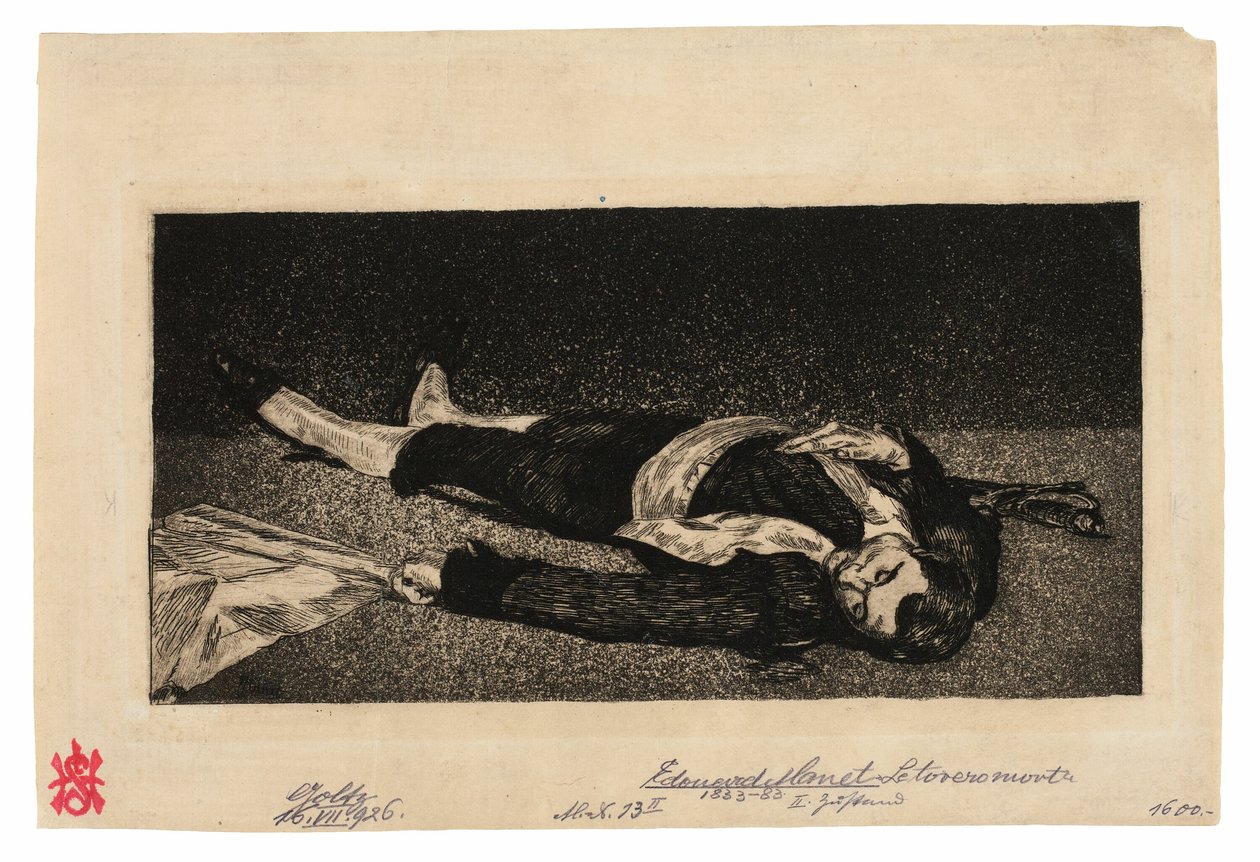 Ölü Toreador by Édouard Manet