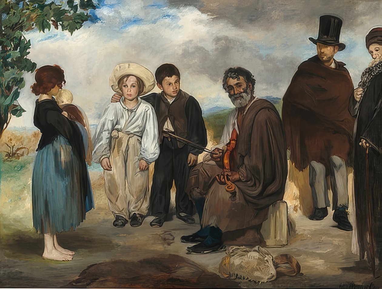 Eski müzisyen. 1862 by Édouard Manet