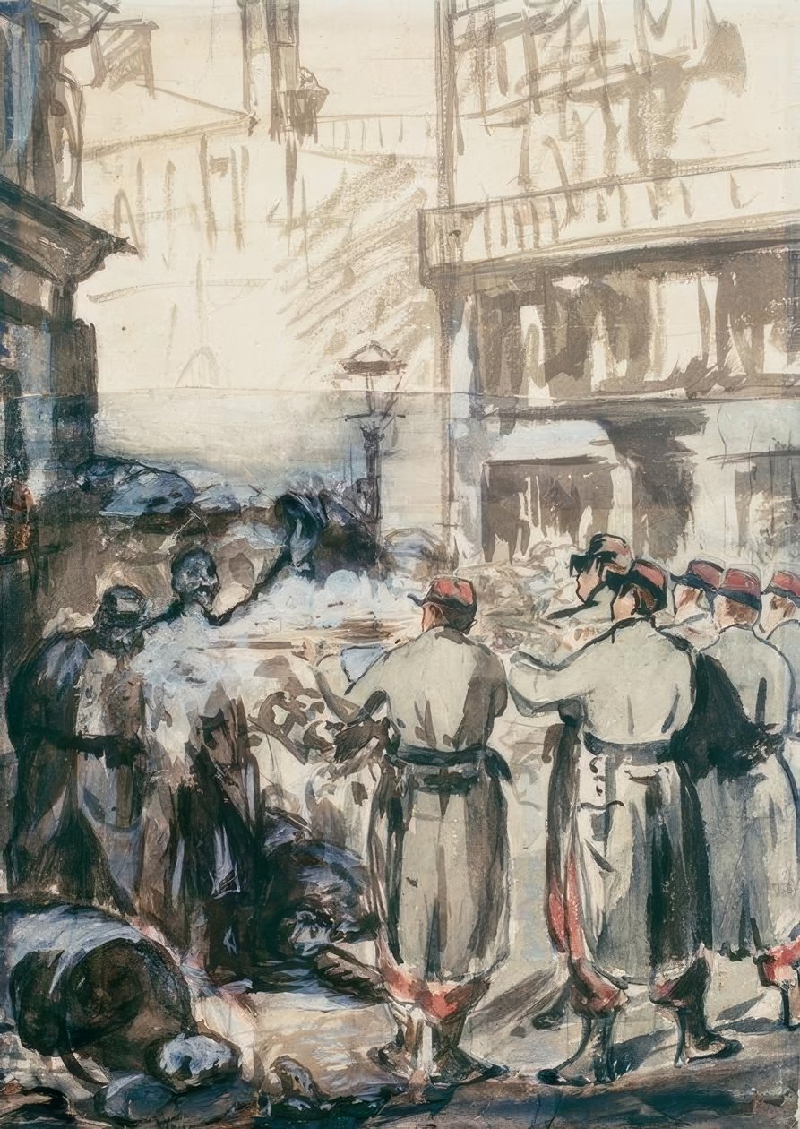 Barikat by Édouard Manet