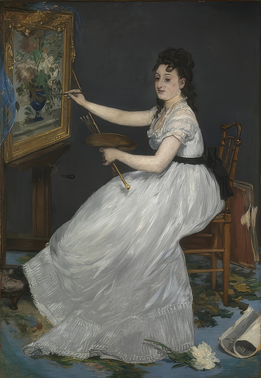 Eva Gonzales. 1870 by Édouard Manet